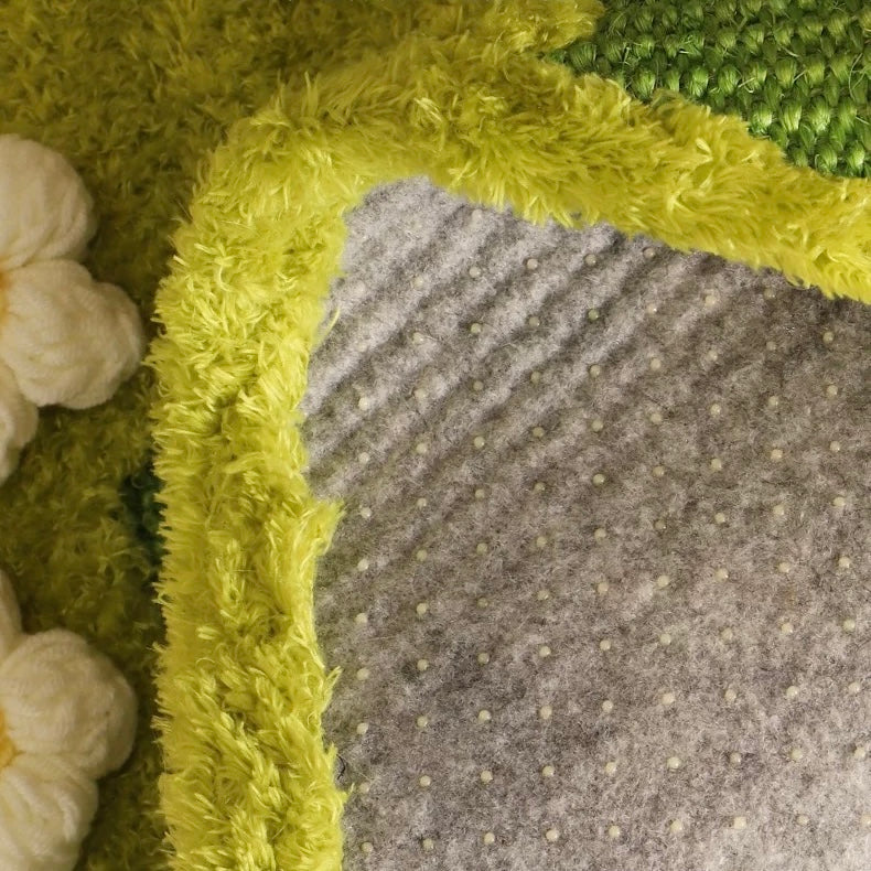 花咲くサイザル麻ラグ 猫爪研ぎ