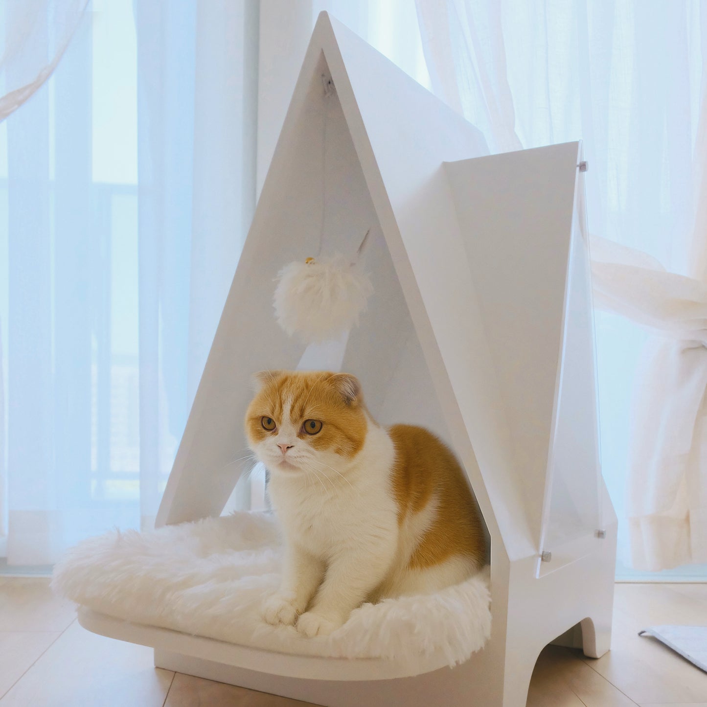 【愛しき聖堂】ペットハウス 犬 猫 室内用 おしゃれ 高級感 モダンデザイン(翌営業日発送可能)