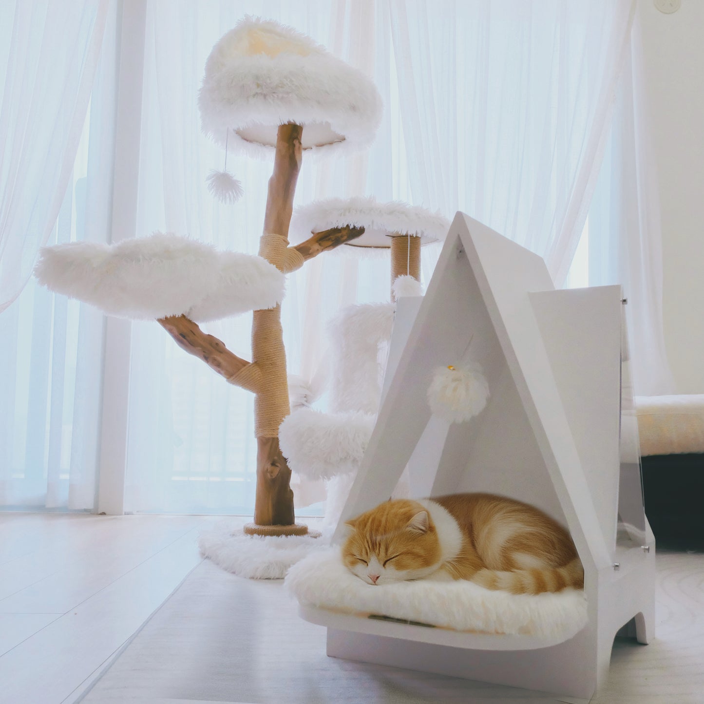 【愛しき聖堂】ペットハウス 犬 猫 室内用 おしゃれ 高級感 モダンデザイン(翌営業日発送可能)