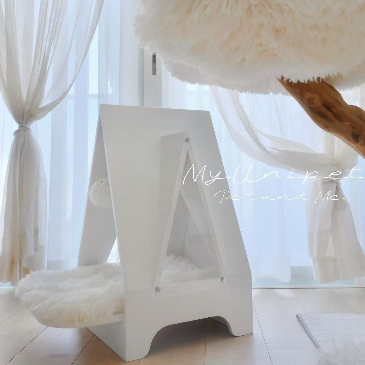 【愛しき聖堂】ペットハウス 犬 猫 室内用 おしゃれ 高級感 モダンデザイン(翌営業日発送可能)