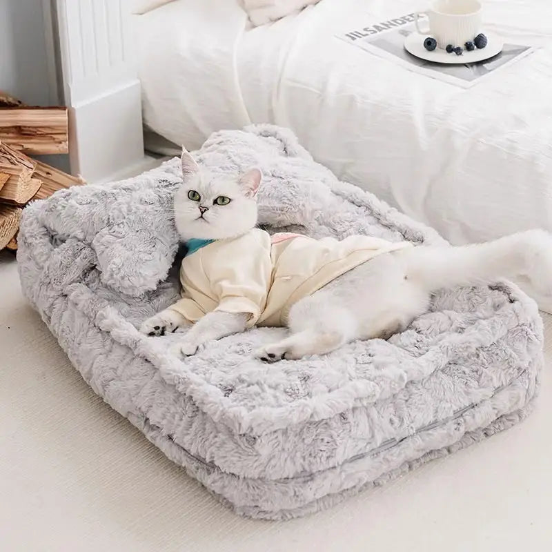 「雲の中で寝る」ペットベッド 枕付き犬用ベッド・猫用ベッド