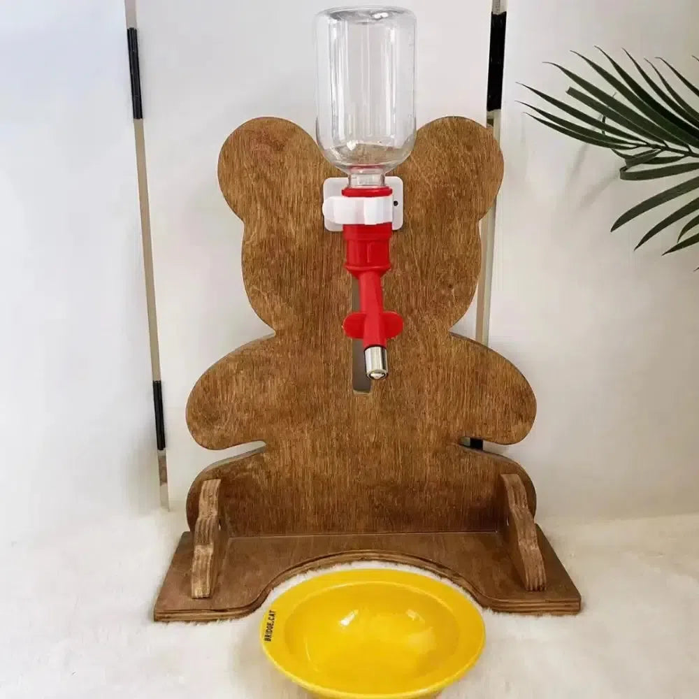 【ローマの休日】天然木製給水器スタンド 猫用ベッド 犬用ベッド 高級ペット家具(受注製作)
