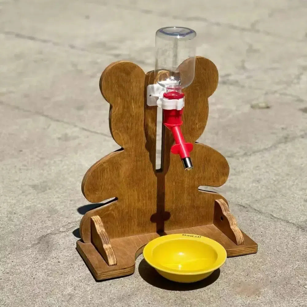 【ローマの休日】天然木製給水器スタンド 猫用ベッド 犬用ベッド 高級ペット家具(受注製作)