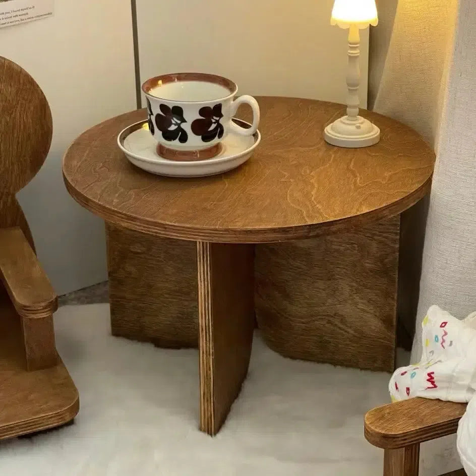 【ローマの休日】天然木製テーブル 猫用/犬用 高級ペット家具(受注製作)