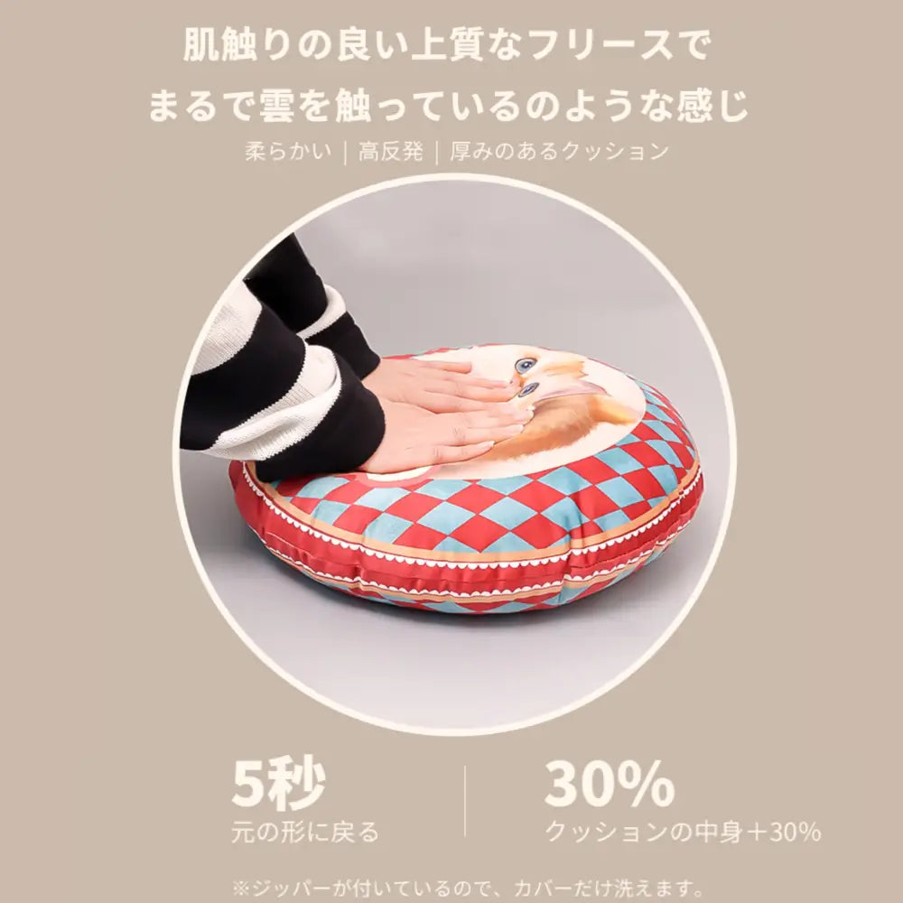 【うちの子クッション】うちの子を世界に1つだけのアート作品