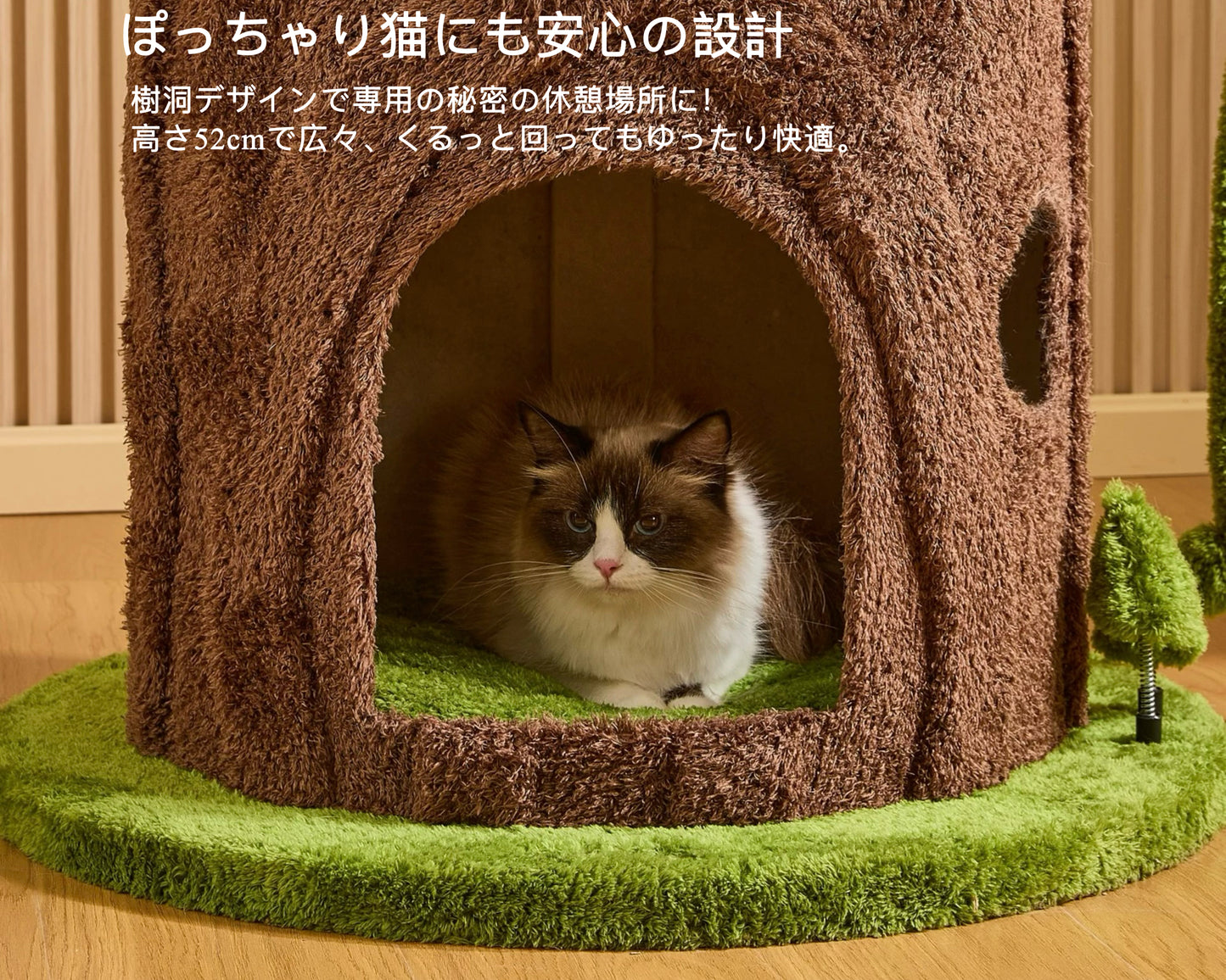【森に住む】切り株と苔の楽園 安心の低重心タワー（2025年11月下旬から発送予定）