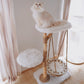 【雲にのる】無垢材キャットタワー猫の揺りかご　北欧風 木製 天然木 ペット家具（翌日発送可能）