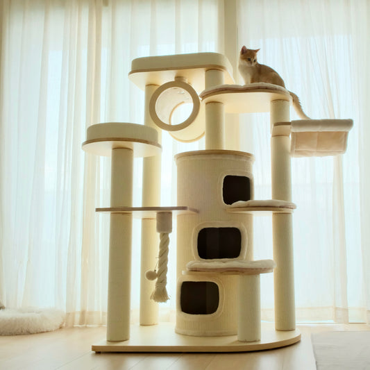 Nordic Fort（ノルディック・フォート）キャットタワー 据え置き｜家具級の耐久性 × 北欧デザイン（翌営業日発送可能）