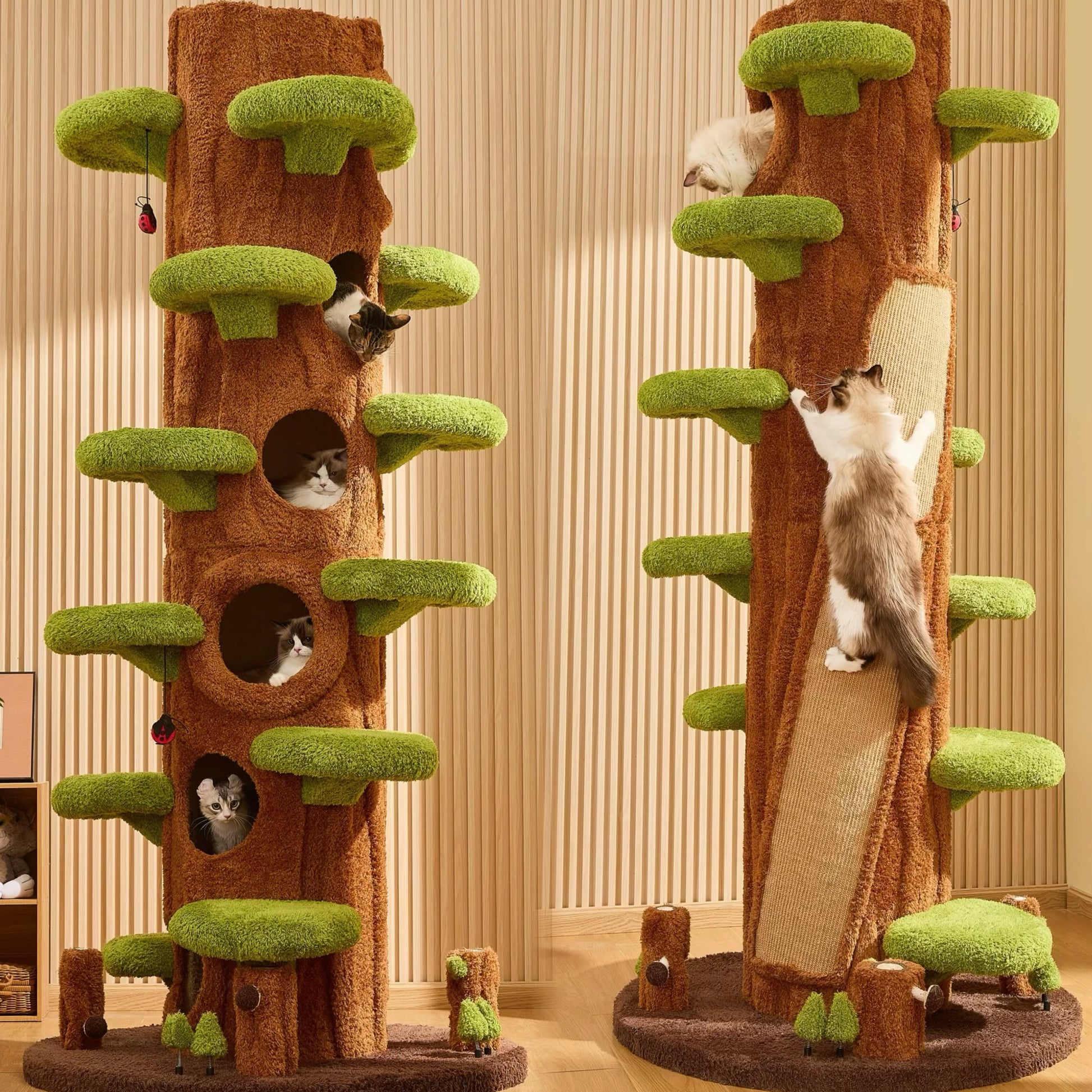 【木にのる】20階建超高級キャットタワー　多頭飼いに一番おすすめ 木にのる】20階建て超高級キャットタワー 多頭飼いに一番