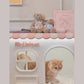 Mini Villa｜名入れ対応・ライト付き 高級ペットハウス 犬猫用ミニヴィラ(受注製作)