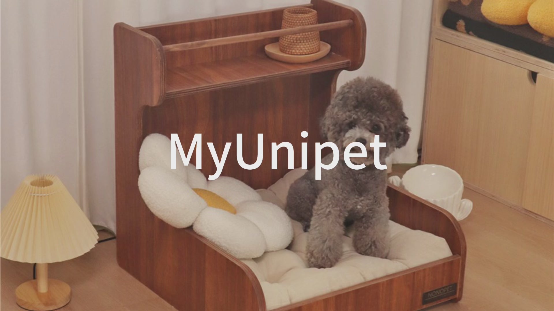 北欧風 猫ベッド/犬ベッド ペット用木製ベッド 天然木 – MyUnipet