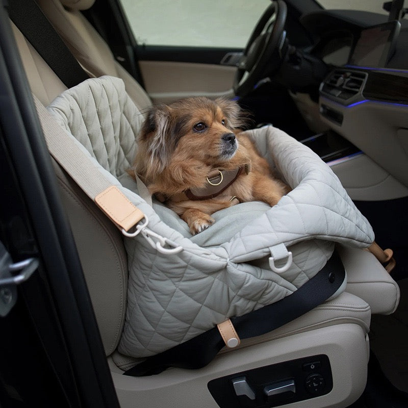 【グレー】北欧風キャリーバッグ　3way 犬用　猫用　ドライブベッド　軽量